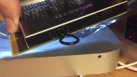 Flashing a Gigabyte GC-Alpine Ridge Thunderbolt 3 for Classic Mac Pro using CH341A USB Programmer