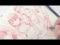 Moleskine Sketchbook 最後に半分消してしまった絵（ラクガキ帳）