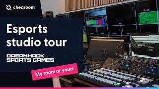 Esports production company studio tour- welcome to DreamHack Sports Games