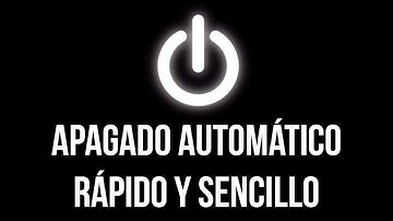 Apagado automatico sin programas, programar apagar el pc fácil y rápido