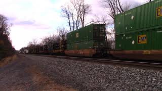 NS 20R Trailer Train from Landers Yard Chicago IL to E - rail NJ  at Thompsontown PA