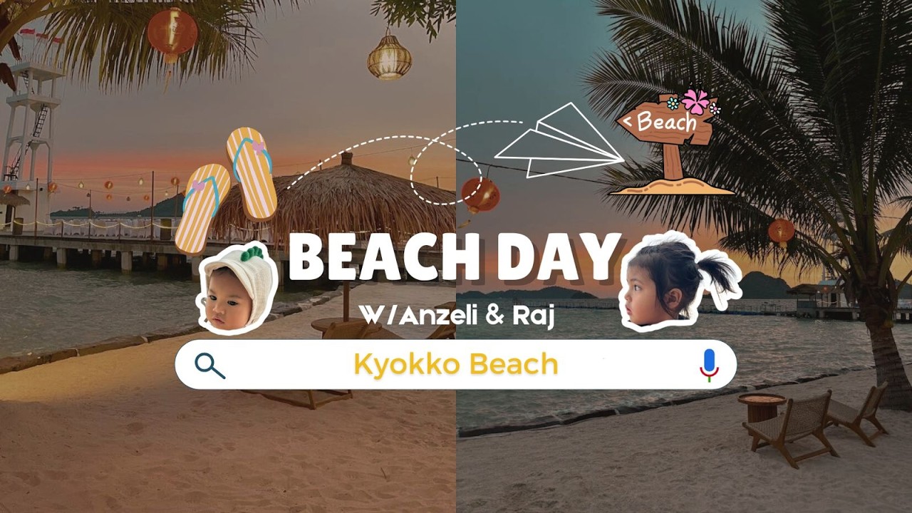 PANTAI VIRAL LAMPUNG😱I ANZELI W/ ADEK RAJ HAPPY BANGEET SAMPE GAK MAU NAIK⁉️