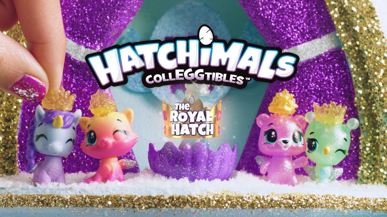Hatchimals Season 6 The Royal Hatch Rare Treasures Pink Mer-Kangaroose VHTF 