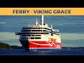 Ferry VIKING GRACE passes Oxdjupet, Värmdö (Viking Line)