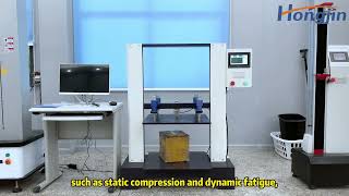 Carton Compression Testing Machine #hongjin #machine #test #equipment #factory #carton #compression