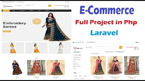 E-commerce Project in Php Laravel  | Full Project | Laravel