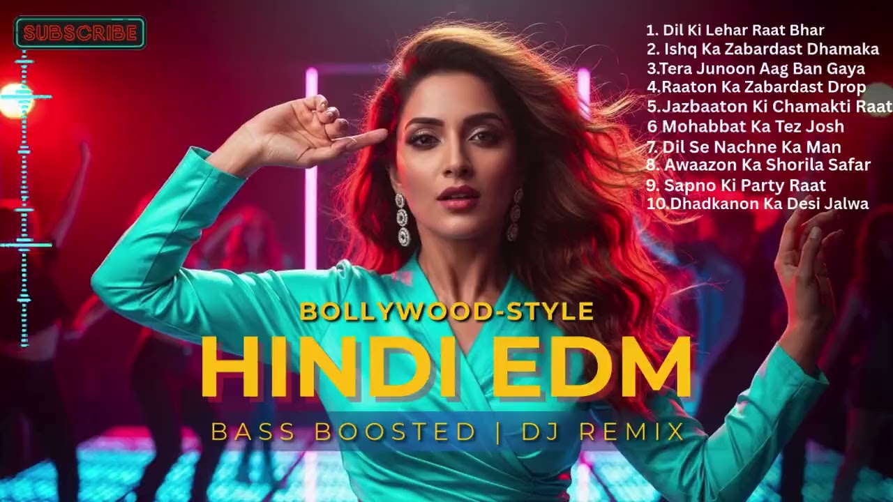 Hindi EDM Remix Slow Motion 🌙 Smooth Chill DJ Mix