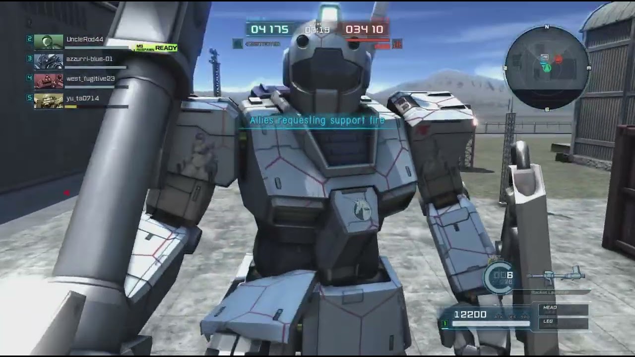 Gundam Battle Operation 2: GM (White Dingo) SkinBare We-have-Unicorn-at-Home Camo, Military Base