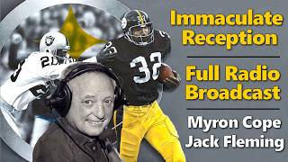 Immaculate Reception Game | Complete Radio Broadcast (Cope & Fleming)