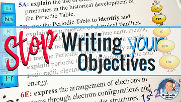 Student Objectives - Stop Writing Your Student Learning Objectives Every Day!