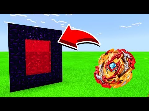How To Make A Portal To BEYBLADES in Minecaft Pocket Edition/MCPE