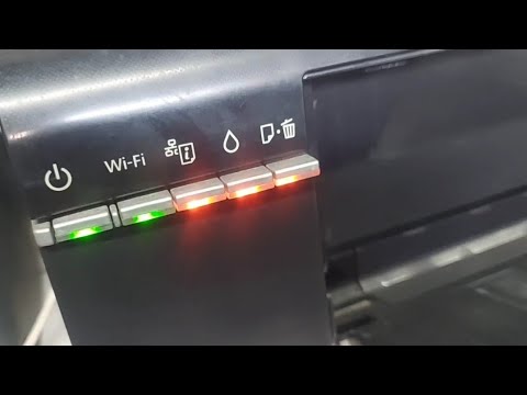 Epson L805 Error All Lights Blinking Quick Solution In Hindi English problem