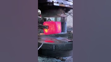 Axe iron and steel forging skills- Good tools and machinery make work easy