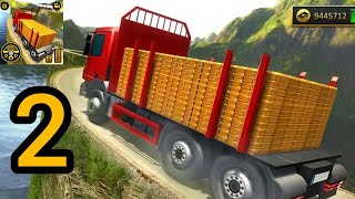 Uphill Gold Transporter Truck - Mountain Truck Driving Simulator - Truck Games - (Android,ios) screenshot 3