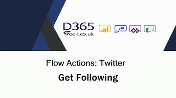 Flow Actions: Twitter - Get Following