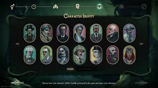Stygian: Reign of the Old Ones Character Creation