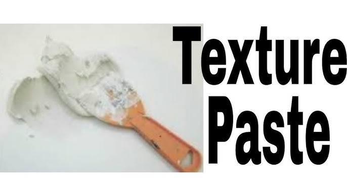 How to make texture modeling paste for painting, ⚠️ do NOT eat