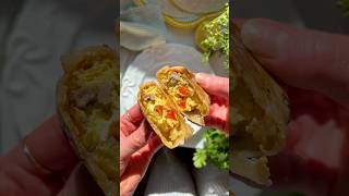 High Protein Breakfast Burritos (Sheet Pan Egg Bake)  I  #highprotein #breakfastmealprep #mealprep