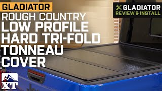 Jeep Gladiator JT Rough Country Low Profile Hard TriFold Tonneau Cover Review & Install