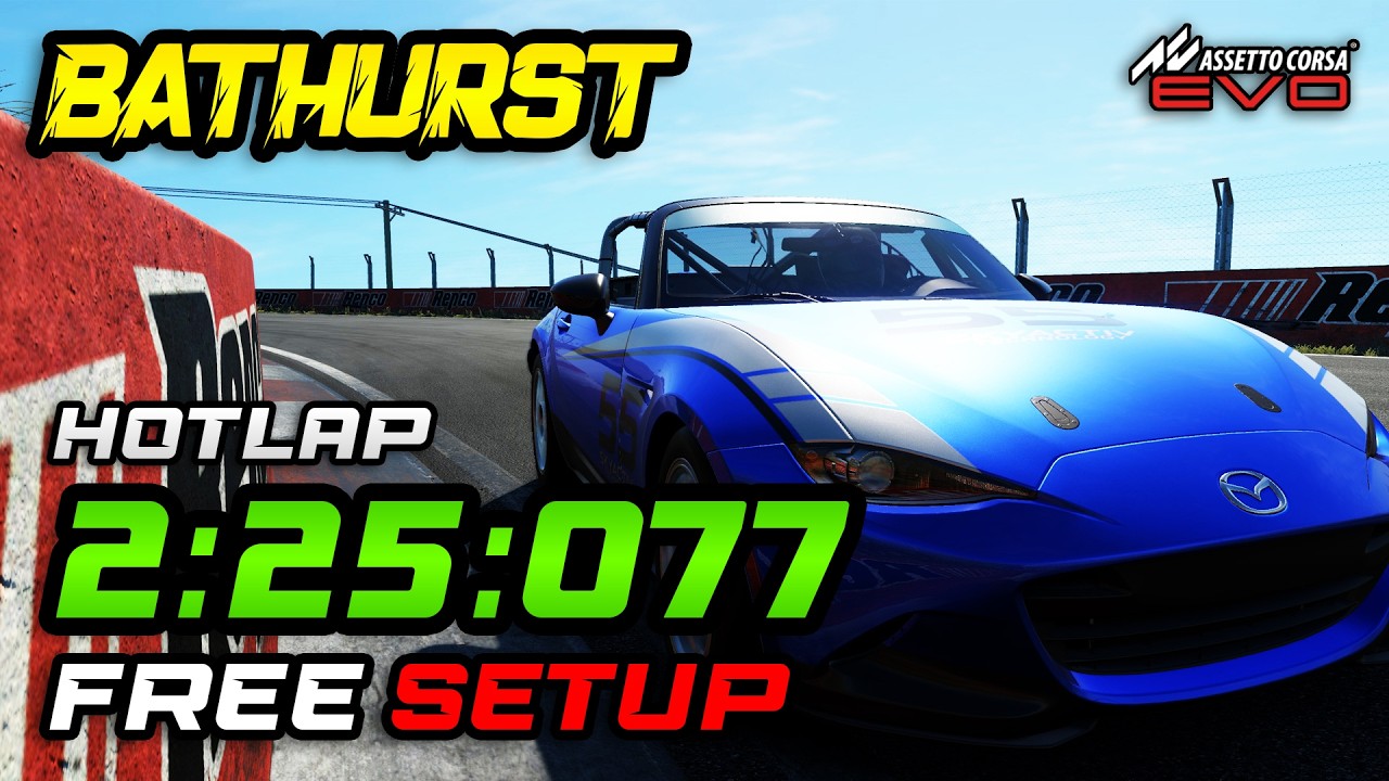 🏁 MAZDA MX-5 CUP | BATHURST | HOTLAP ⏱️ 2:25.077 | 🎮 AC EVO