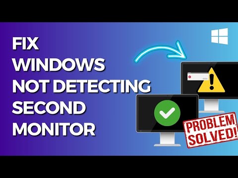How to Fix Windows 11/10 Not Detecting Second Monitor  (Troubleshoot Dual Monitor Setup)