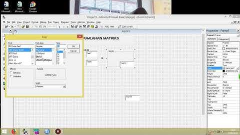 Desrianti (1601402022) "Titorial Penjumlahan Matriks Menggunakan Aplikasi Visual Basic"
