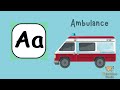 ABC Song for Toddlers | ABC Transportation Song | Learn Vehicles A to Z