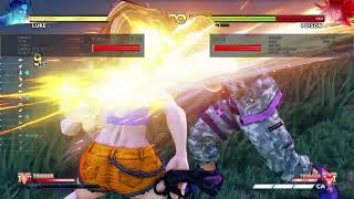 " STREET FIGHTER V PS4 LUKE'S CORNER V TRIGGER 2 WITH V SKILL 1 ONLY COMBO 496 DAMAGE "