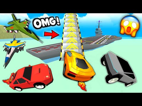 BIGGEST RAMP JUMPS in Dude Theft Wars 😱| Dude Theft Wars .Exe | dtw funny moments | dtw funny #41
