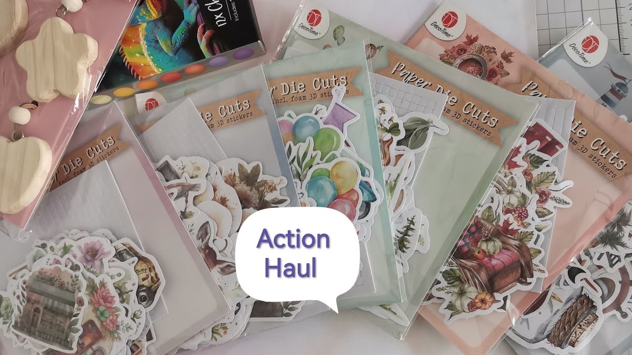 Die-Cut Sets von Action / Action Haul #basteln #diy #action #haul #inspo