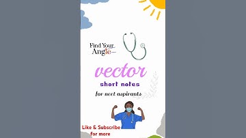 Vector short notes ❤️🔥 Please like & subscribe for more  #neet #physics
