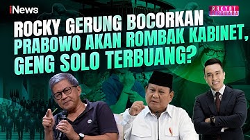 Rocky Gerung Prediksi Prabowo Reshuffle Kabinet Setelah 17 Agustus | Rakyat Bersuara