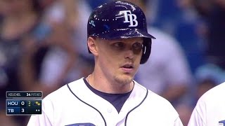 HOU@TB: Guyer's two-out single puts Rays ahead, 3-0