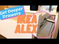 ⭐️Awesome⭐️ IKEA ALEX HACK for Deeper Drawers🤩Craft Room Organization.