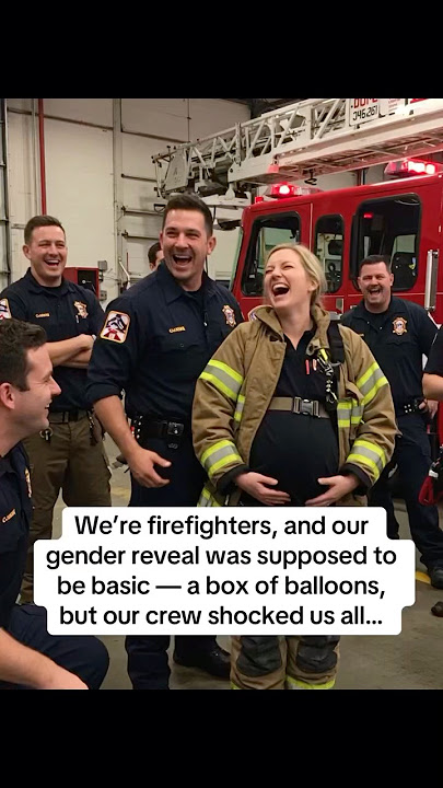 #firefighters #genderrevealparty #itsaboy #firehouse #pregnancytiktok #surprisereveal #genderreveal