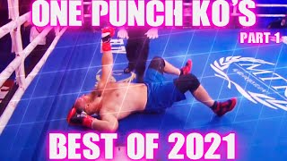 One Punch Knockouts | Best of 2021 | Part 1 #boxinglegends