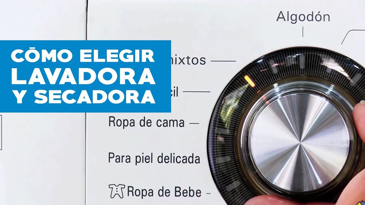 Lavadora secadora silenciosa: cómo elegir la correcta