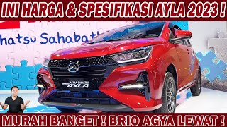 Ini HARGA & SPESIFIKASI AYLA 2023! MURAH Banget! BRIO AGYA LEWAT❗️ Ini HARGA & SPESIFIKASI AYLA 2023! MURAH Banget! BRIO AGYA LEWAT❗️