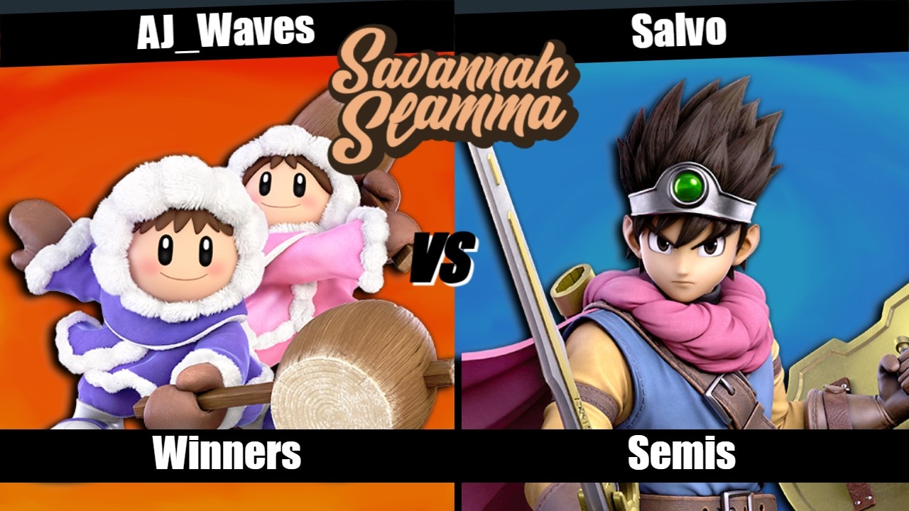 Savannah Slamma 124 WINNERS SEMIS - Salvo (Hero) vs. Aj_Waves (Ice Climbers)