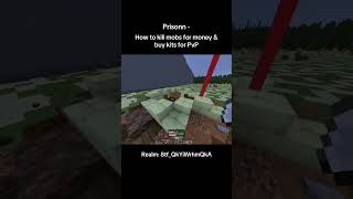 Minecraft KitPvP &amp; Prisons. Realm:8tf_QkYiWrhmQkA #minecraftbedrock #realm #kitpvp #mc #mcpe #pvp