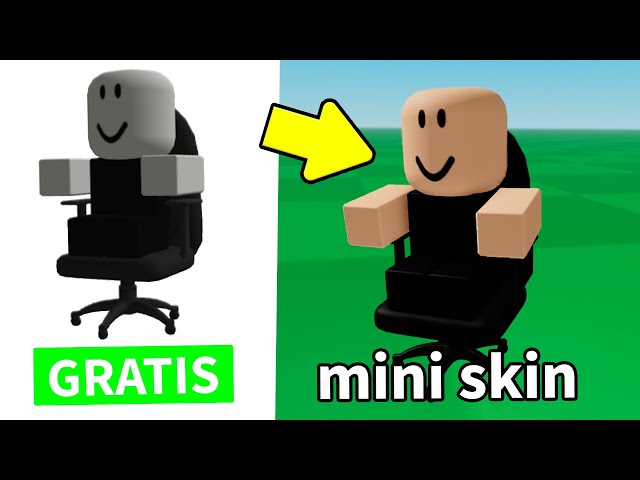 ROBLOX O MENOR AVATAR DE TODOS DE GRAÇA NO ROBLOX COMO FAZER SKIN MINI  AVATAR PEQUENO 