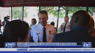 Fayetteville police chief announces retirement