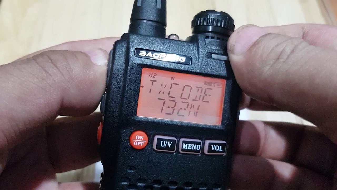 วิธีใส่โทน DCS Tone Baofeng uv-3R