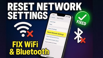 How to Reset Network Settings iPhone   Fix WiFi & Bluetooth Issues