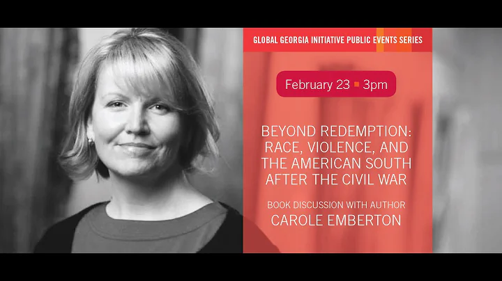 Book Discussion: Carole Emberton