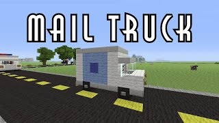 Minecraft Vehicle Tutorial - Mail Truck