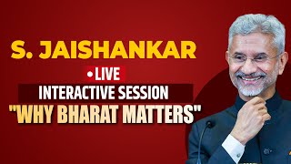 S. Jaishankar LIVE | Interactive session |