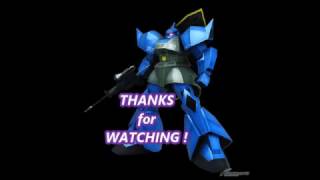 Ps3 Game Gundam Battle Operation NEXT day 20 MS-14 Gatos Gelgoog @MasterLupin03