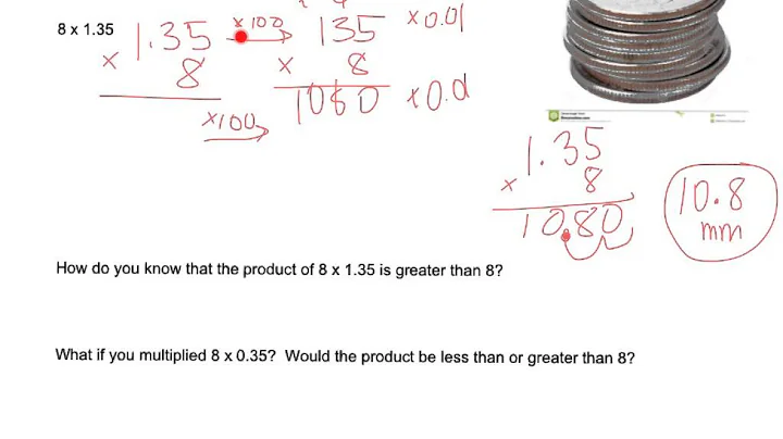 4.3   Multiplication with Decimals and Whole Numbers