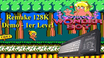 Amstrad CPC - Wonder Boy Remake 128k (Demo - Premier niveau)